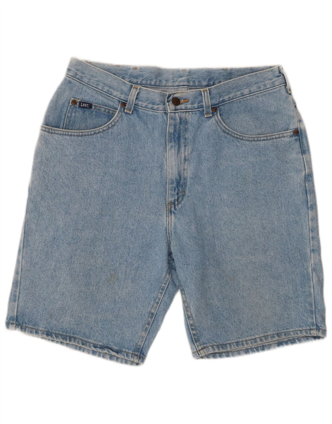Lee Short en jean pour homme W34 Large Bleu Coton