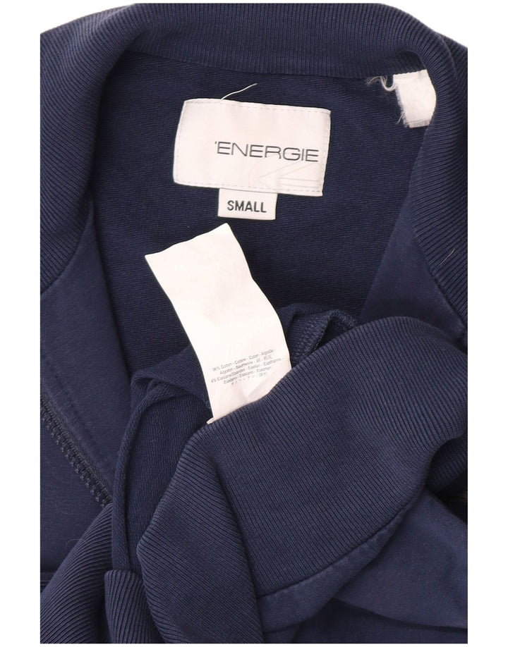 Energie Veste de Survêtement Homme Petit Bleu Marine Colorblock Coton