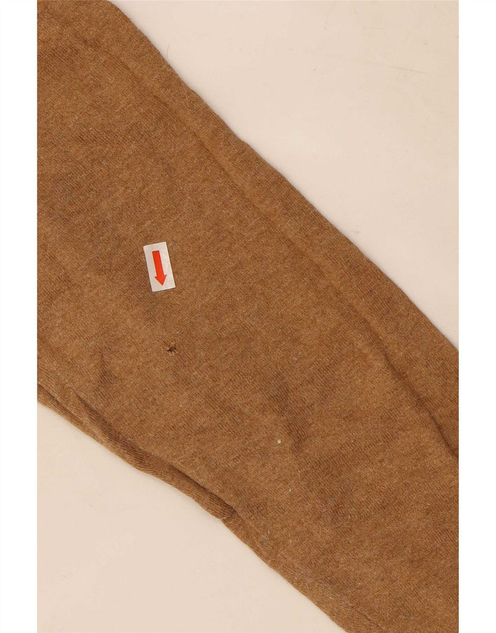 Massimo Dutti Pull col rond pour homme en coton marron moyen