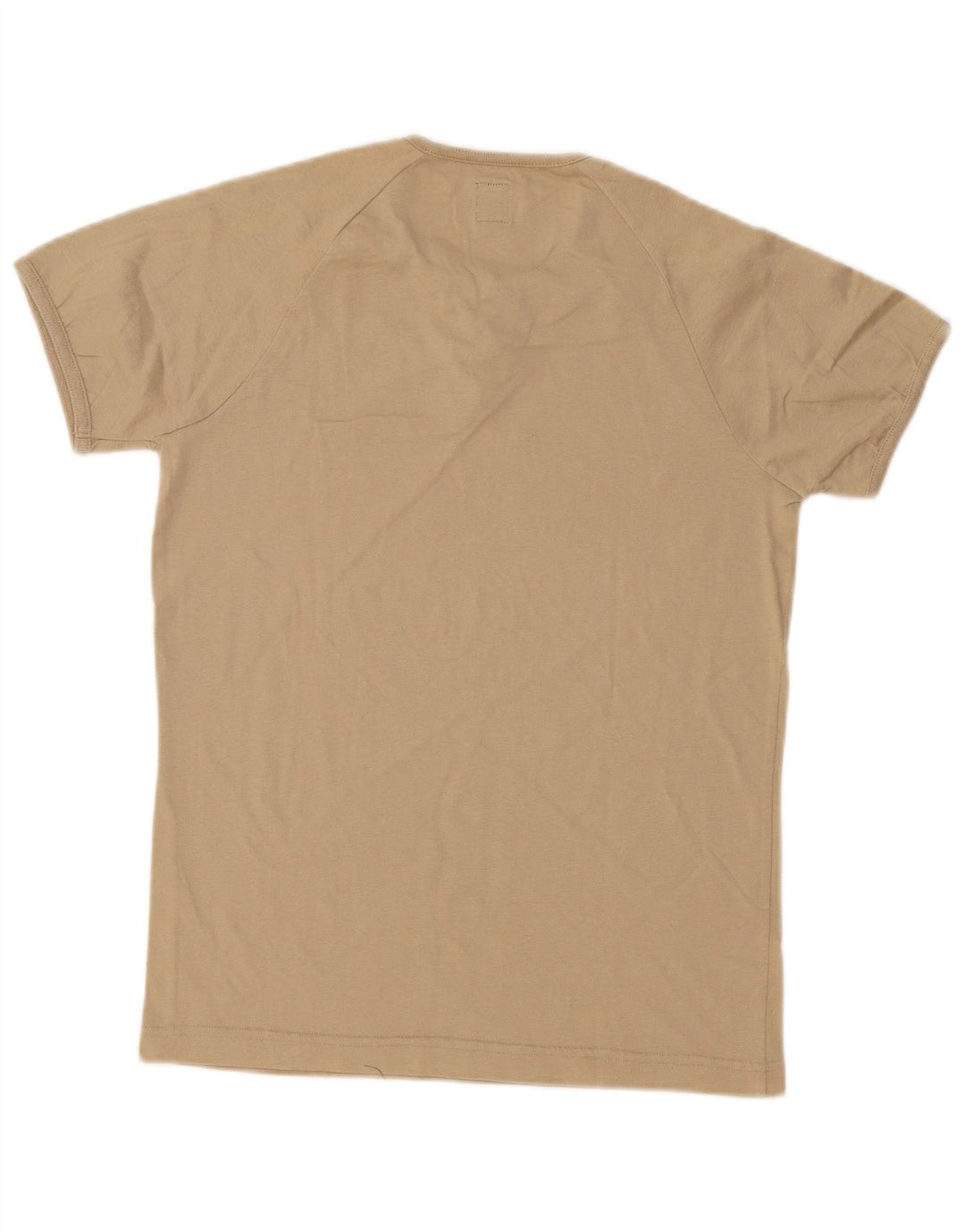 Energie T-Shirt Femme Top UK 10 Petit Coton Beige