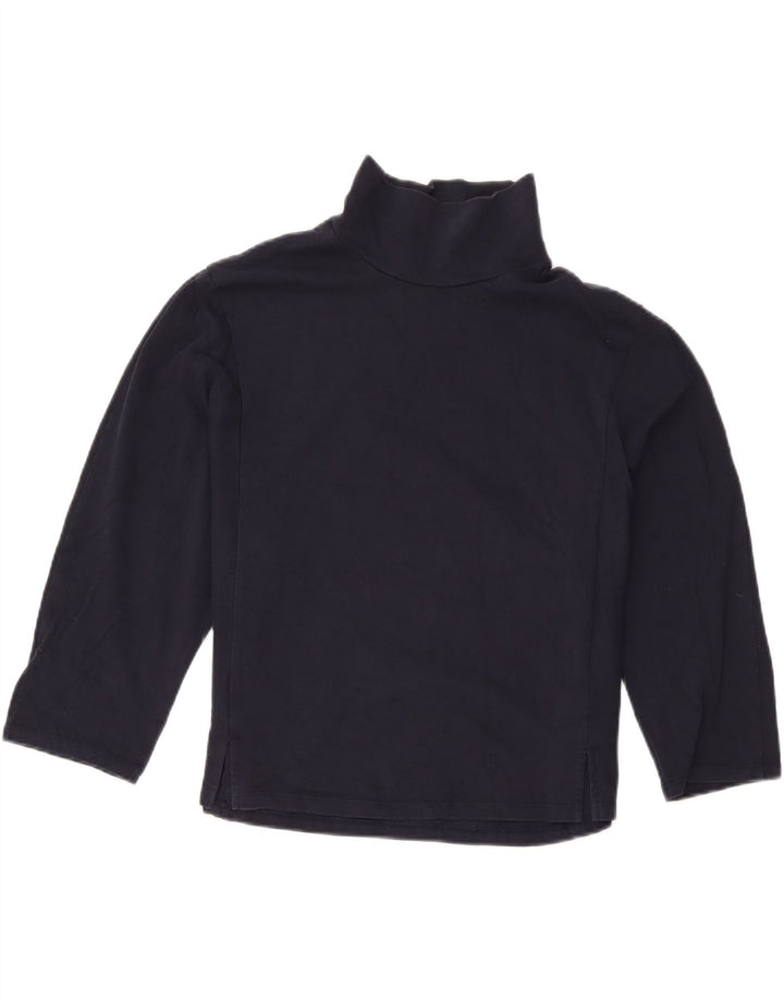 Marks & Spencer Haut à manches 3/4 pour femme UK 12 Bleu marine moyen Coton