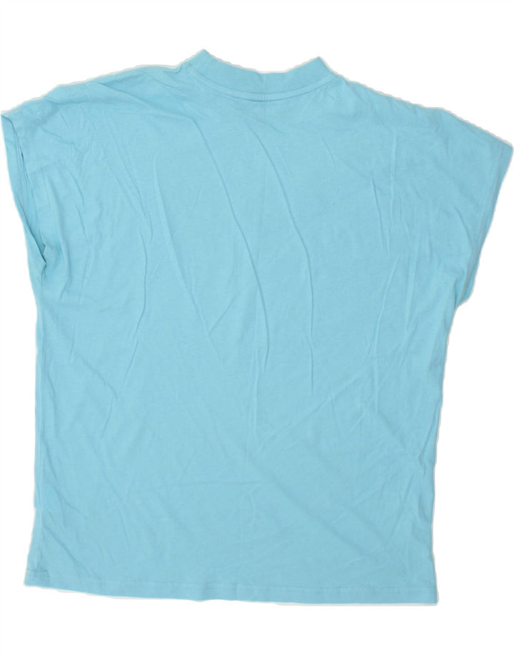 PUMA Mens Graphic T-Shirt Top Medium Blue Cotton Vintage Puma and Second-Hand Puma from Messina Hembry 