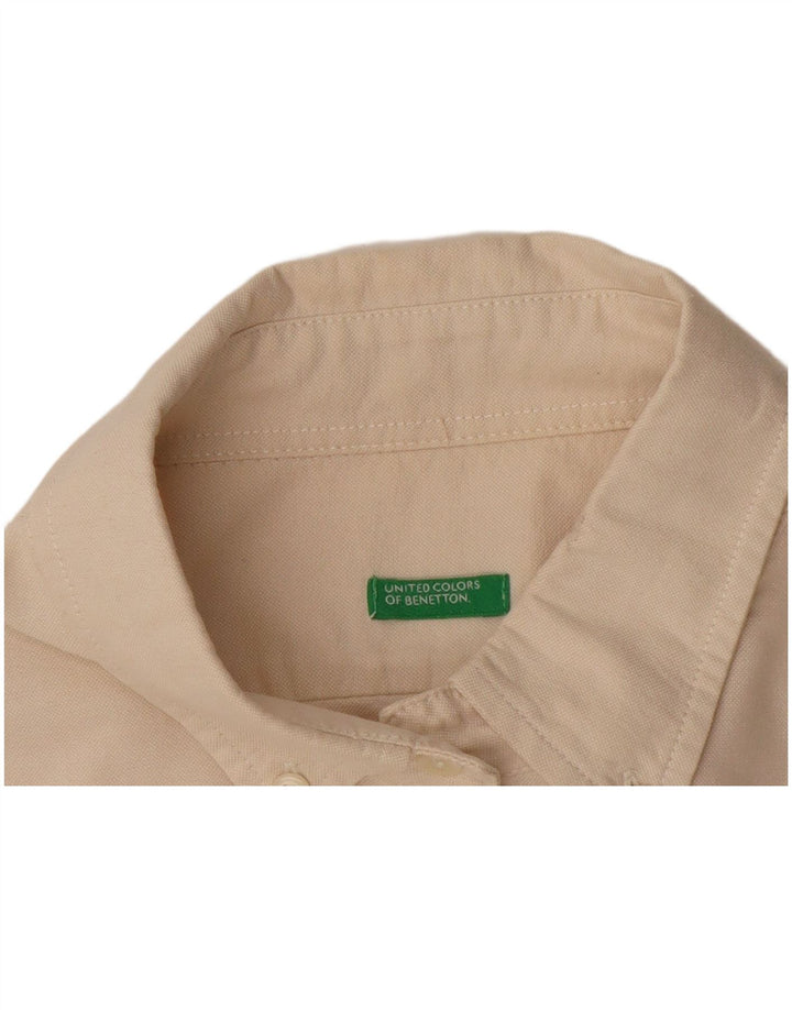 Benetton Chemise Femme UK 12 Medium Blanc