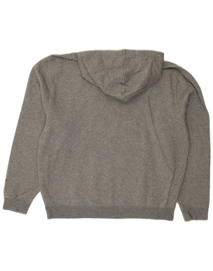 PUMA Pull à capuche graphique pour hommes, grand, gris, coton