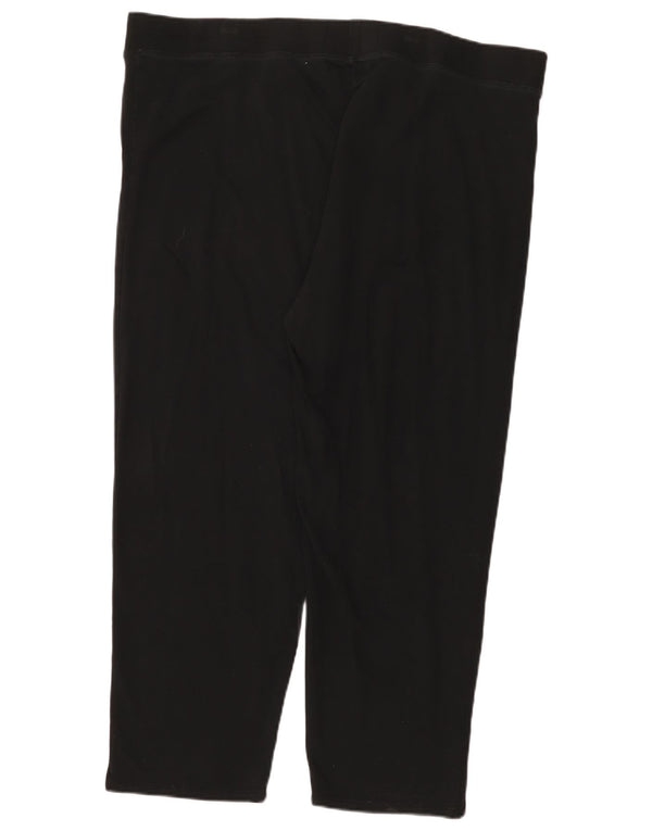Zara Leggings Femme UK 24 4XL Coton Noir