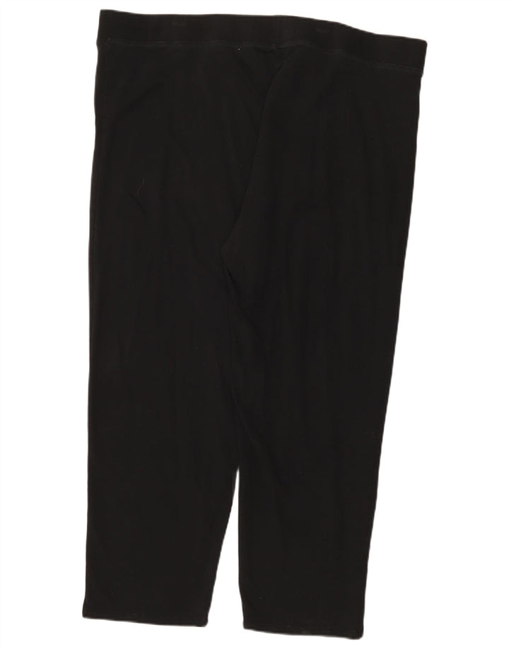 Zara Leggings Femme UK 24 4XL Coton Noir
