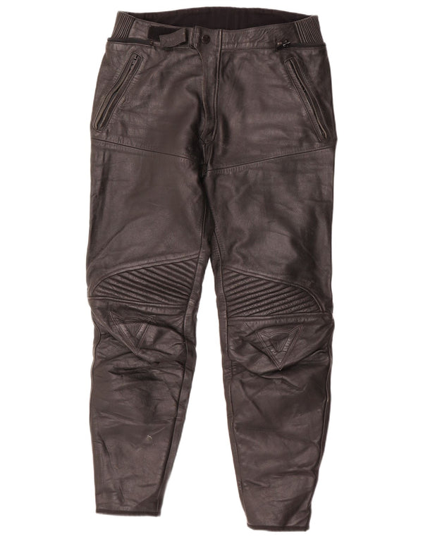 Dainese Pantalon de moto en cuir pour homme EU 54 Large W32 L30 Noir