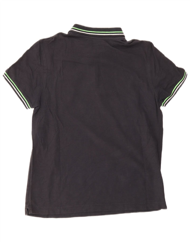 Polo Homme Lotto Coton Rayé Noir Moyen