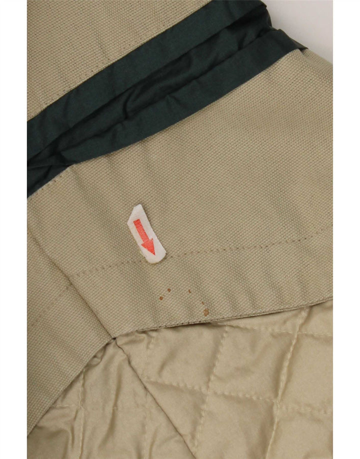 Veste Bomber Homme Vintage UK 42 XL Beige Colourblock