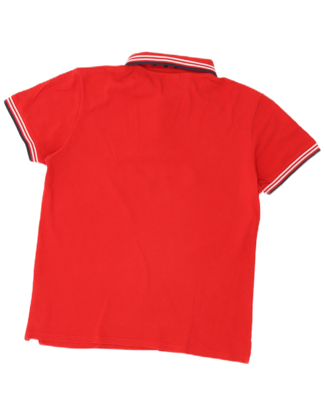 North Sails Polo Homme Grand Coton Rayé Rouge