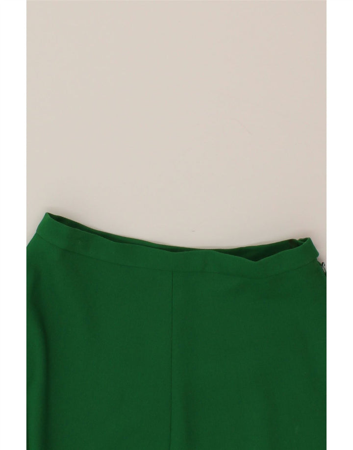 VINTAGE Womens A-Line Skirt W26 Small Green Vintage Vintage and Second-Hand Vintage from Messina Hembry 