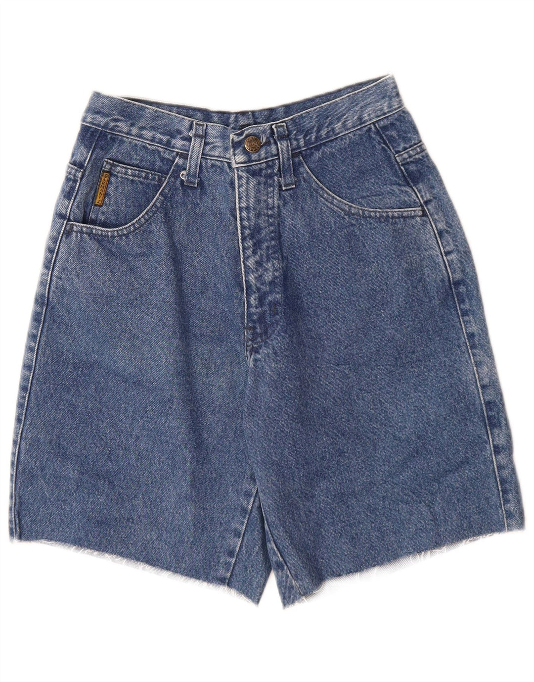 ARMANI Short en jean taille haute femme W29 coton bleu moyen