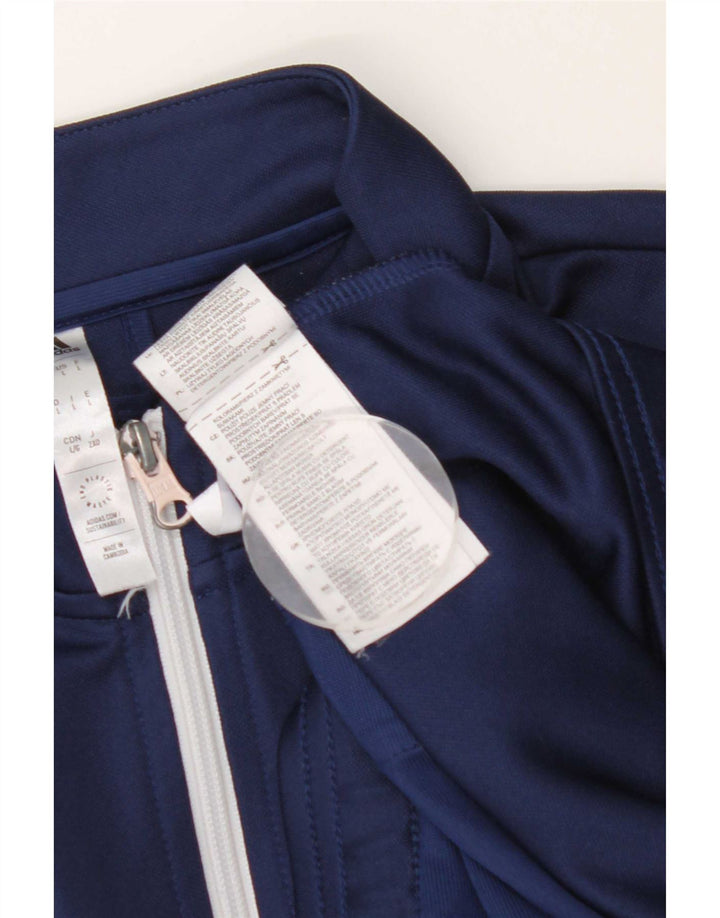 Adidas Veste de survêtement pour homme Taille L Bleu marine Polyester