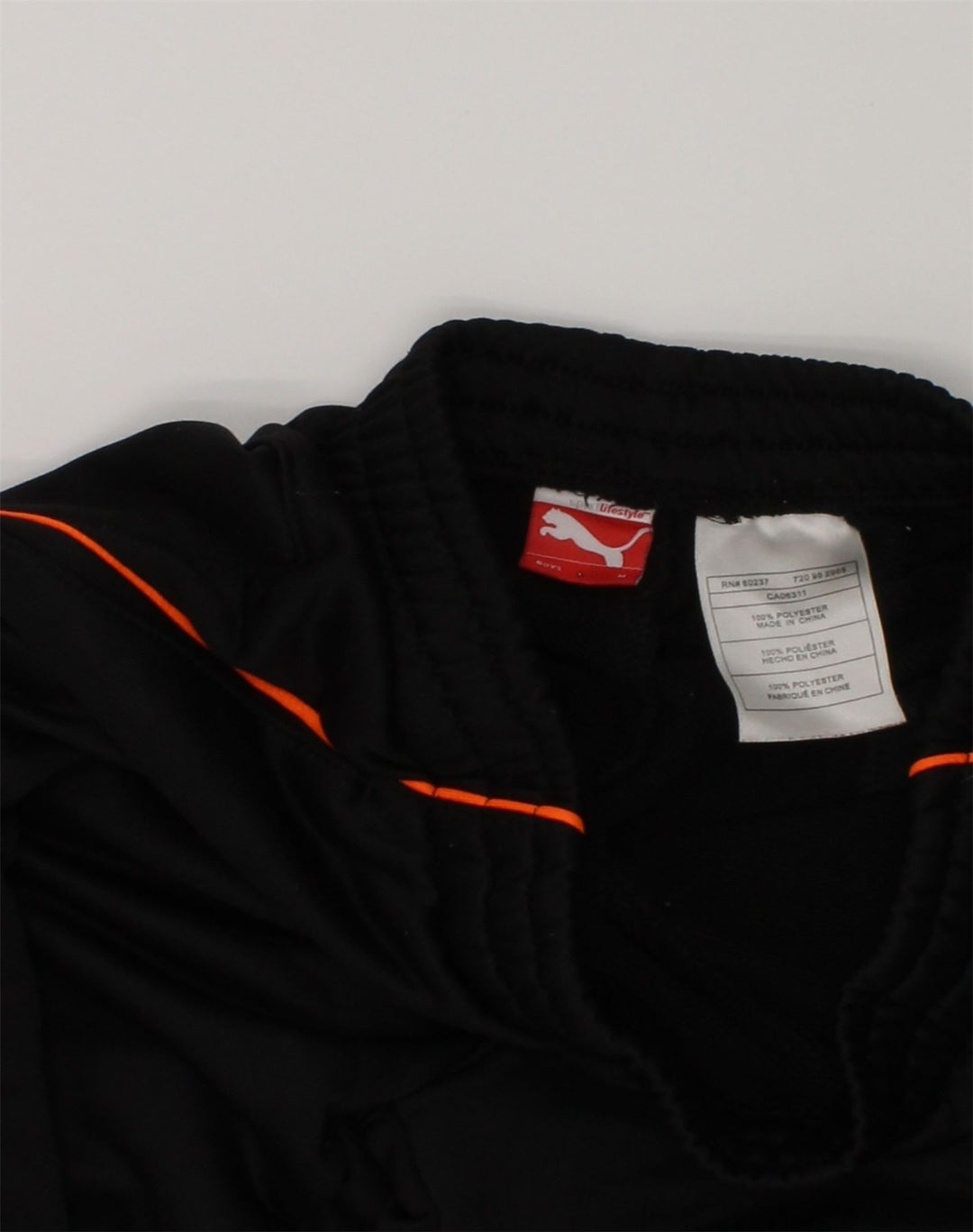 PUMA Boys Tracksuit Trousers 9-10 Years Medium Black Polyester | Vintage Puma | Thrift | Second-Hand Puma | Used Clothing | Messina Hembry 