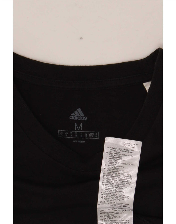 Adidas T-Shirt Homme Haut Noir Moyen Coton