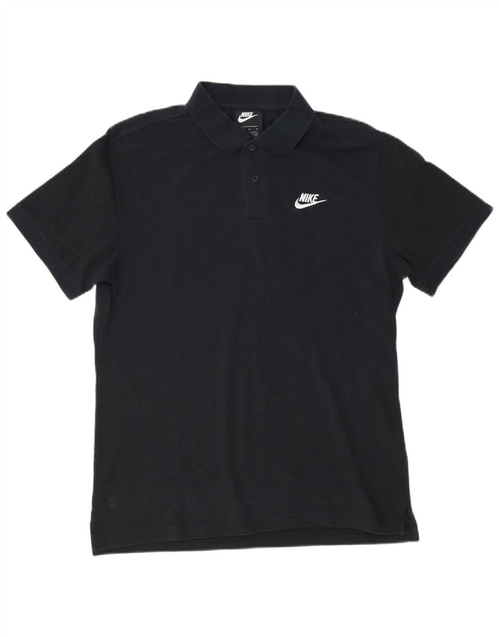 Polo Nike Homme Coton Noir Moyen