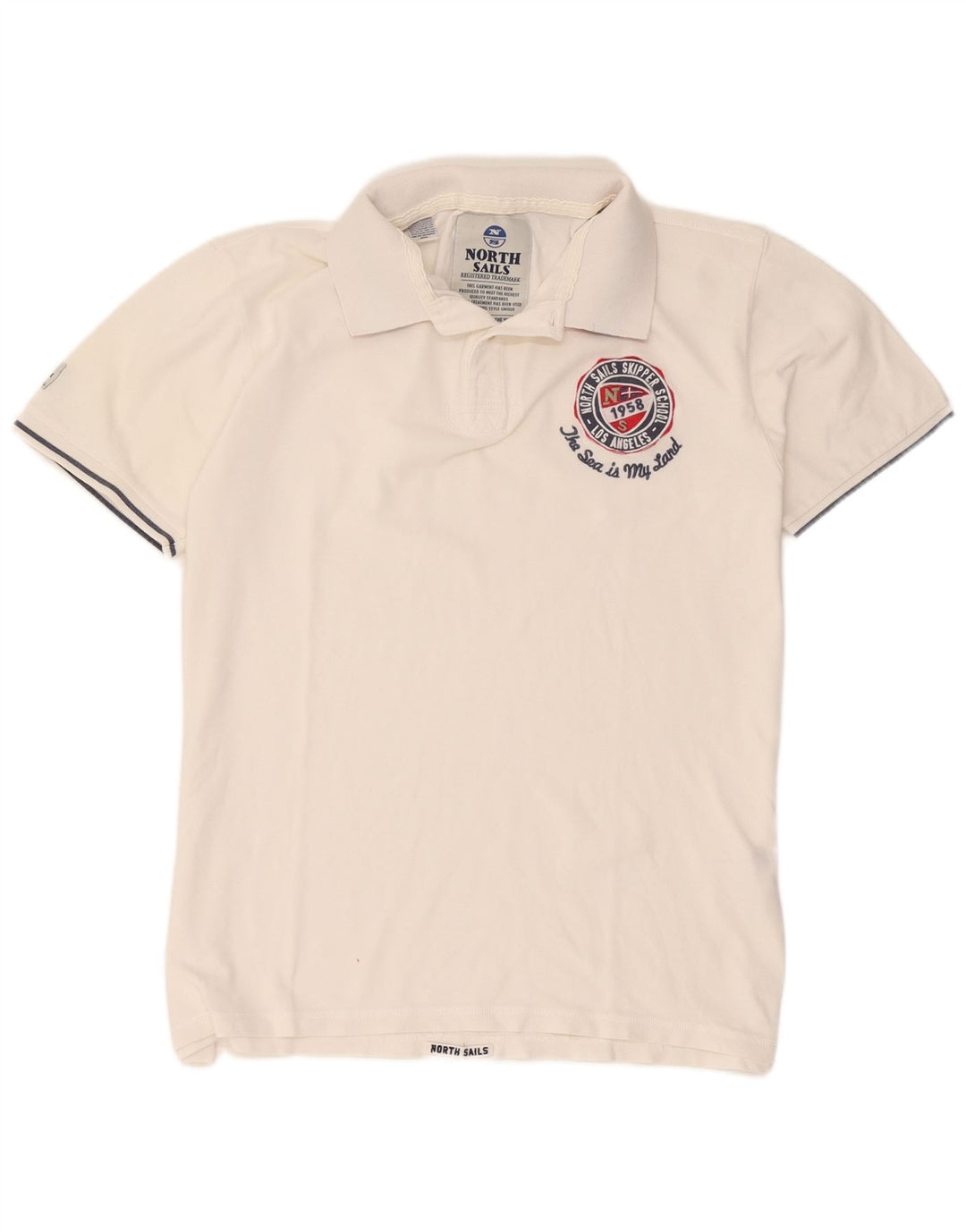 North Sails Polo graphique homme 2XL coton blanc