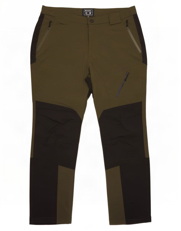 Mountain Warehouse Pantalon cargo de randonnée pour homme W34 L28 Kaki Colourblock