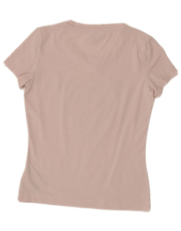 Guess T-shirt graphique pour femme UK 10 Petit coton floral rose