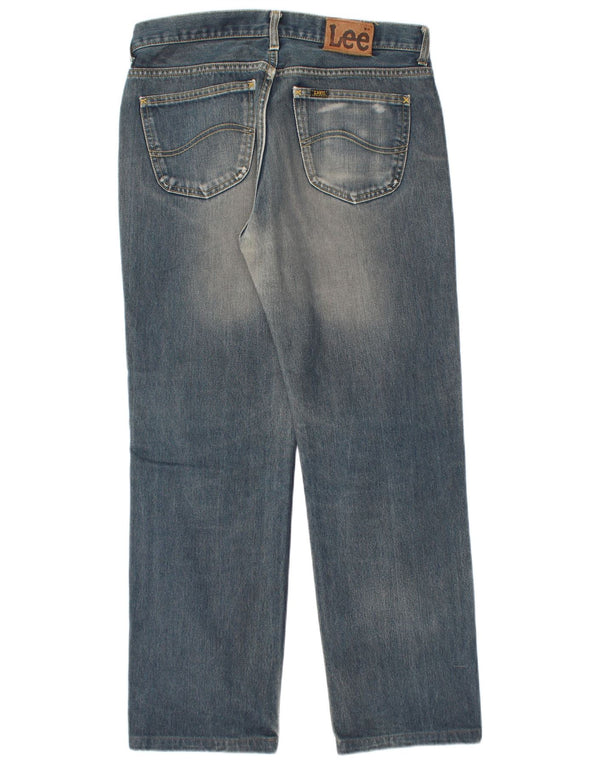 Lee Jean Droit Seattle W34 L30 Homme Bleu Coton