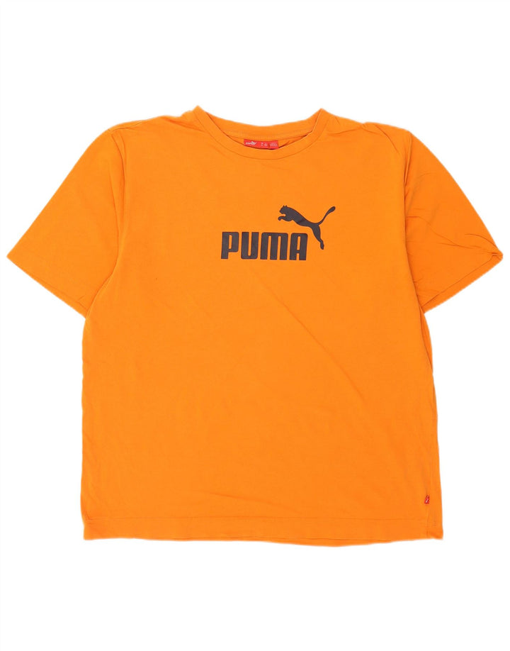 Puma T-shirt graphique pour homme, grand, orange