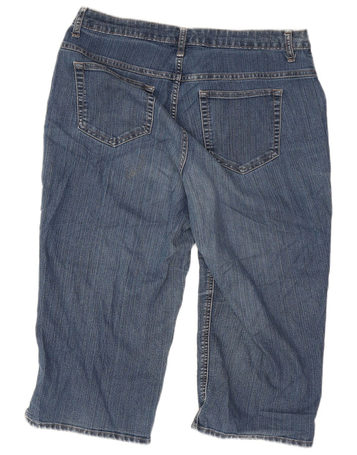 LEE Bermuda en jean Riders pour femme W34 Large Bleu