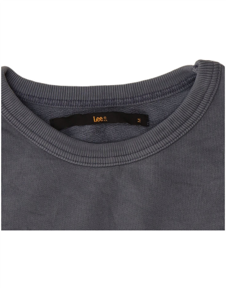 Lee Haut court à manches 3/4 pour femme Bleu moyen UK 12