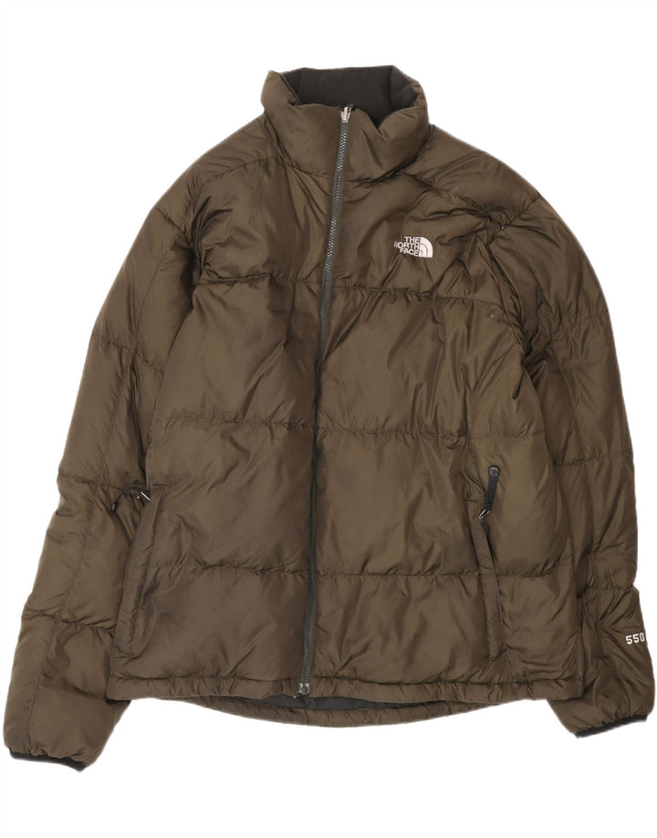 THE NORTH FACE Veste matelassée 550 pour hommes UK 42 XL Kaki Nylon
