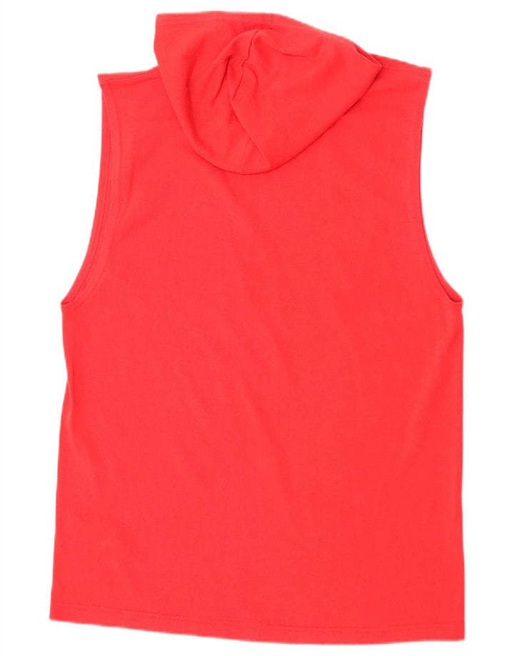 Champion Débardeur Graphique à Capuche Homme Rouge Moyen Coton
