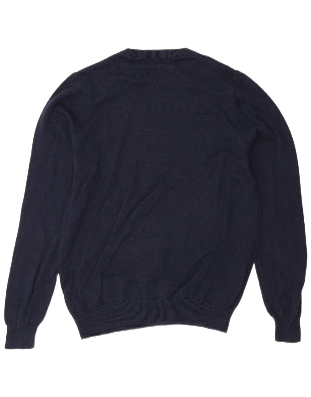 MARKS & SPENCER Pull à col rond pour homme en coton bleu marine Taille L