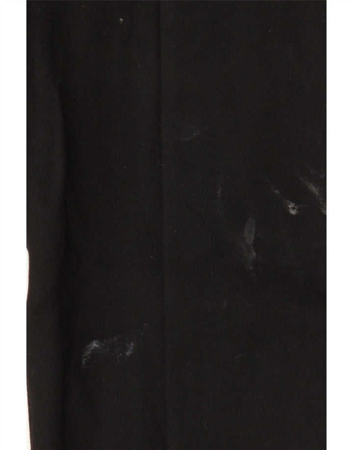 Zara Leggings Femme UK 14 Large Noir Viscose