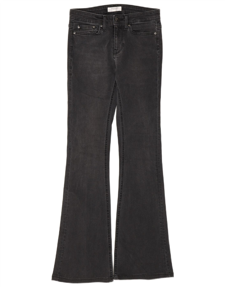 Zara Jean évasé femme EU 34 2XS W24 L30 Gris