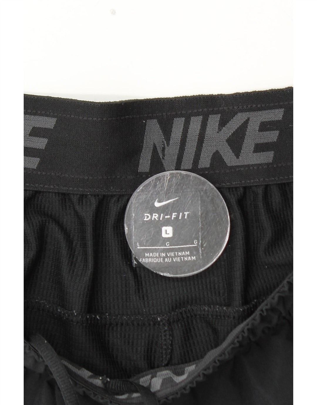 NIKE Short de sport Dri Fit Graphic pour hommes, grand, noir, polyester