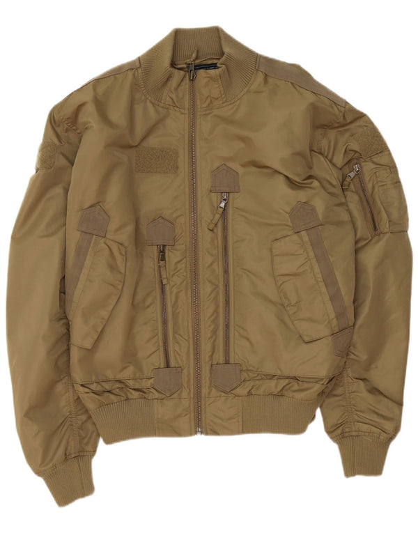 Mil-Tec Veste d'aviateur de vol pour homme UK 42 XL Kaki Nylon