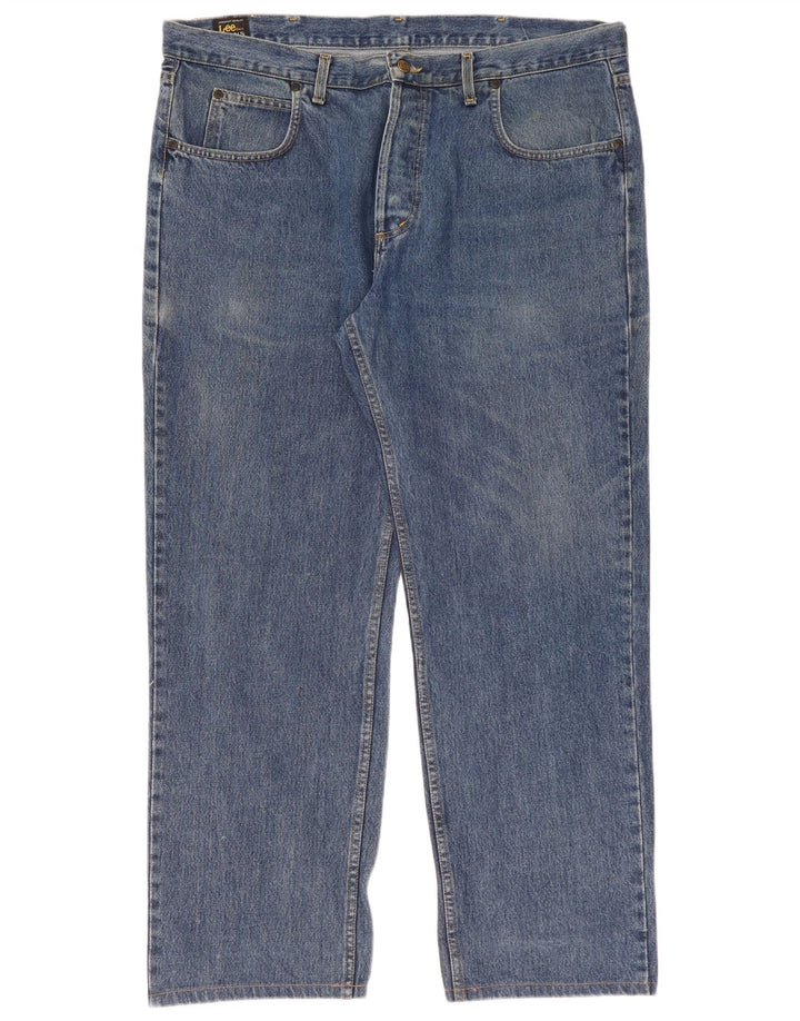 Lee Jean Droit Homme W42 L31 Bleu