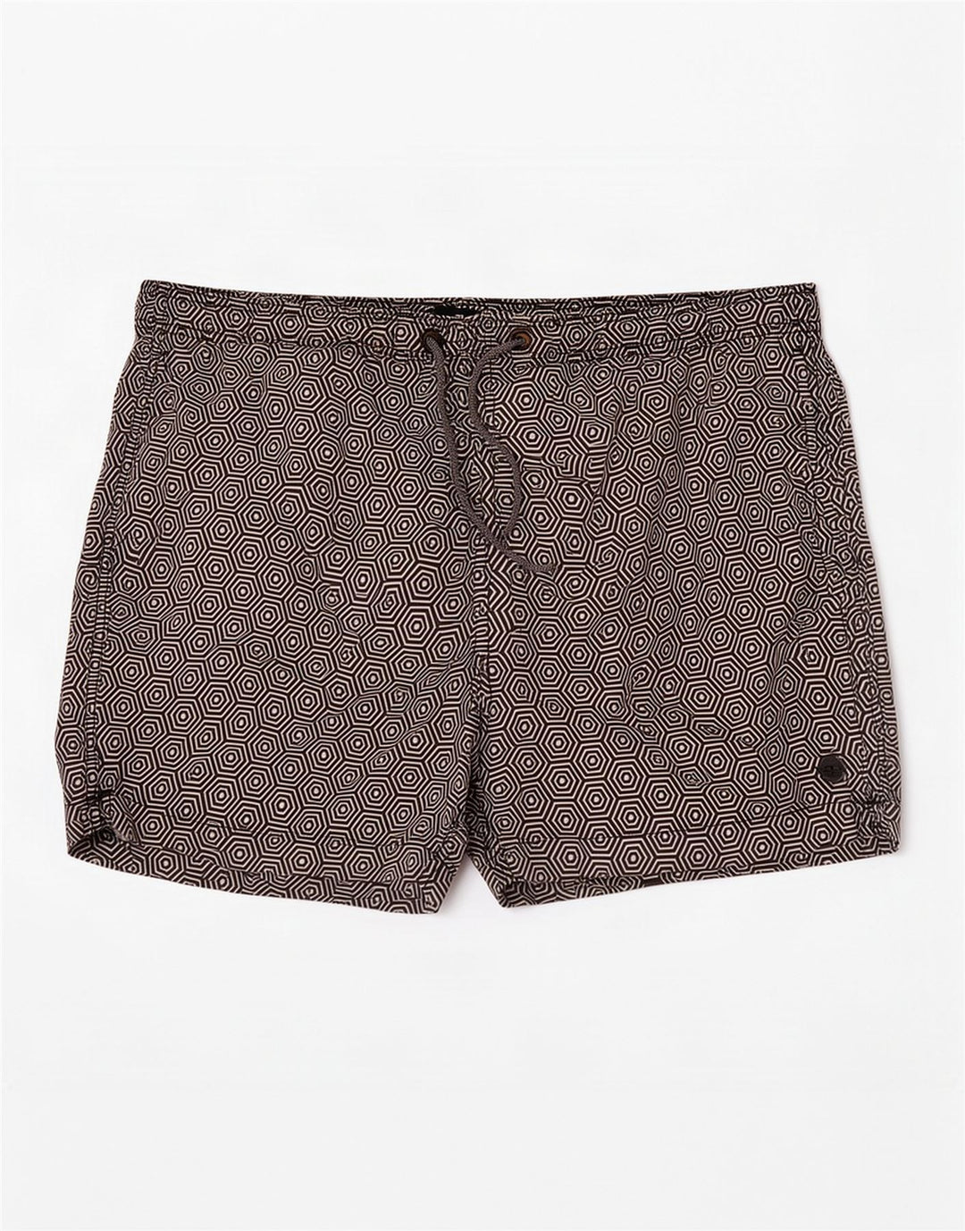 Superdry Short de Bain XL Noir Géométrique Polyester Homme