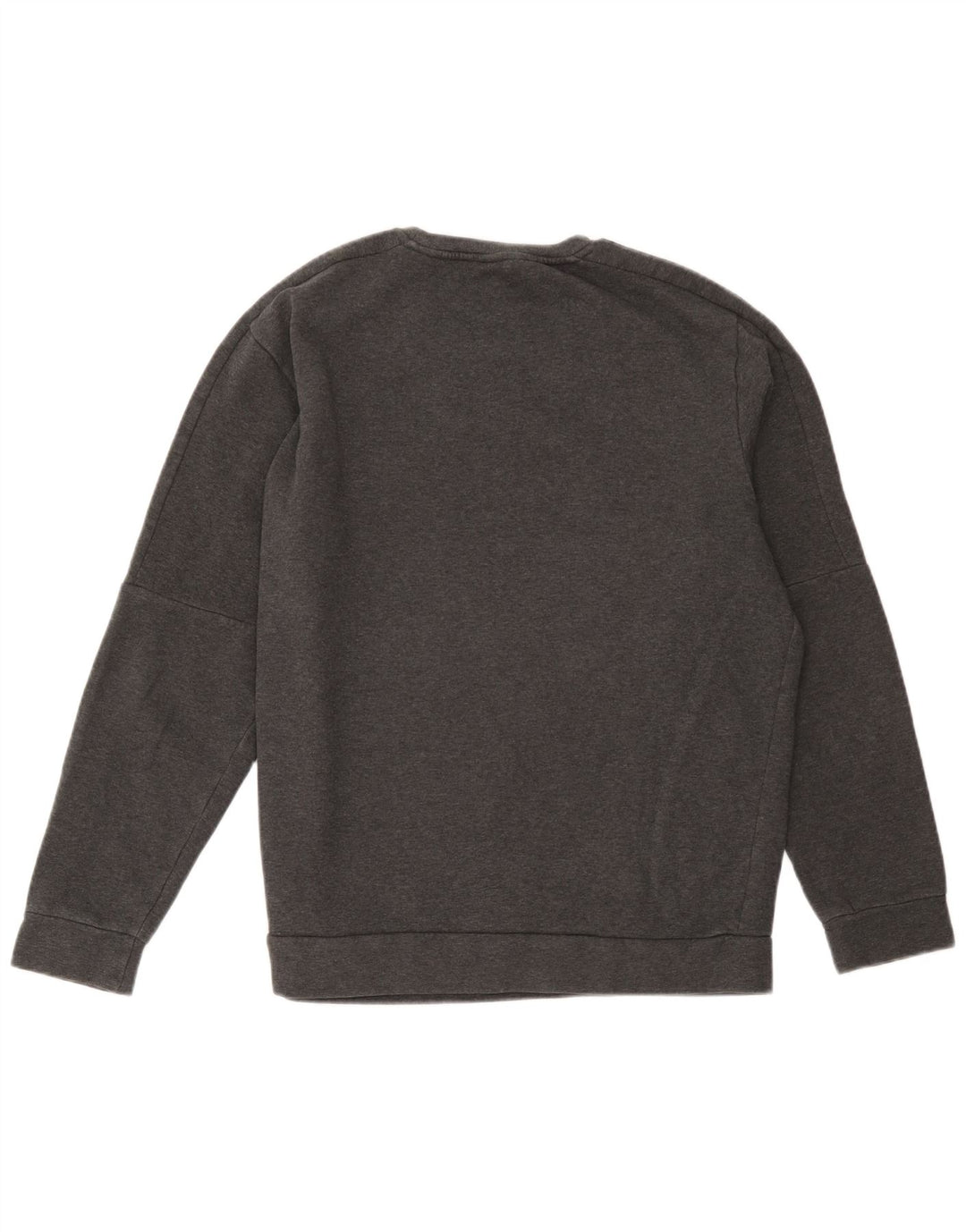 Adidas Sweat-shirt pour homme en coton gris Taille L