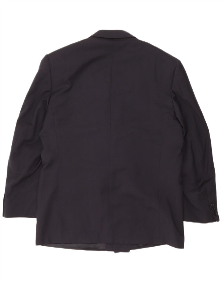 Cerruti 1881 Veste Blazer Double Boutonnage Homme Bleu Marine Moyen Laine