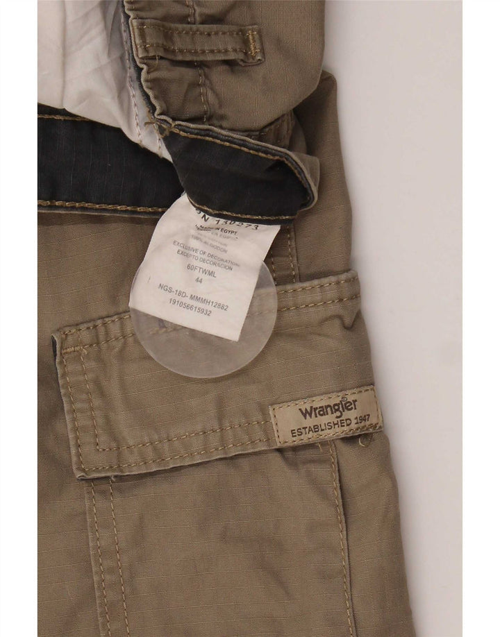 Wrangler Short cargo pour homme W44 2XL Marron Coton