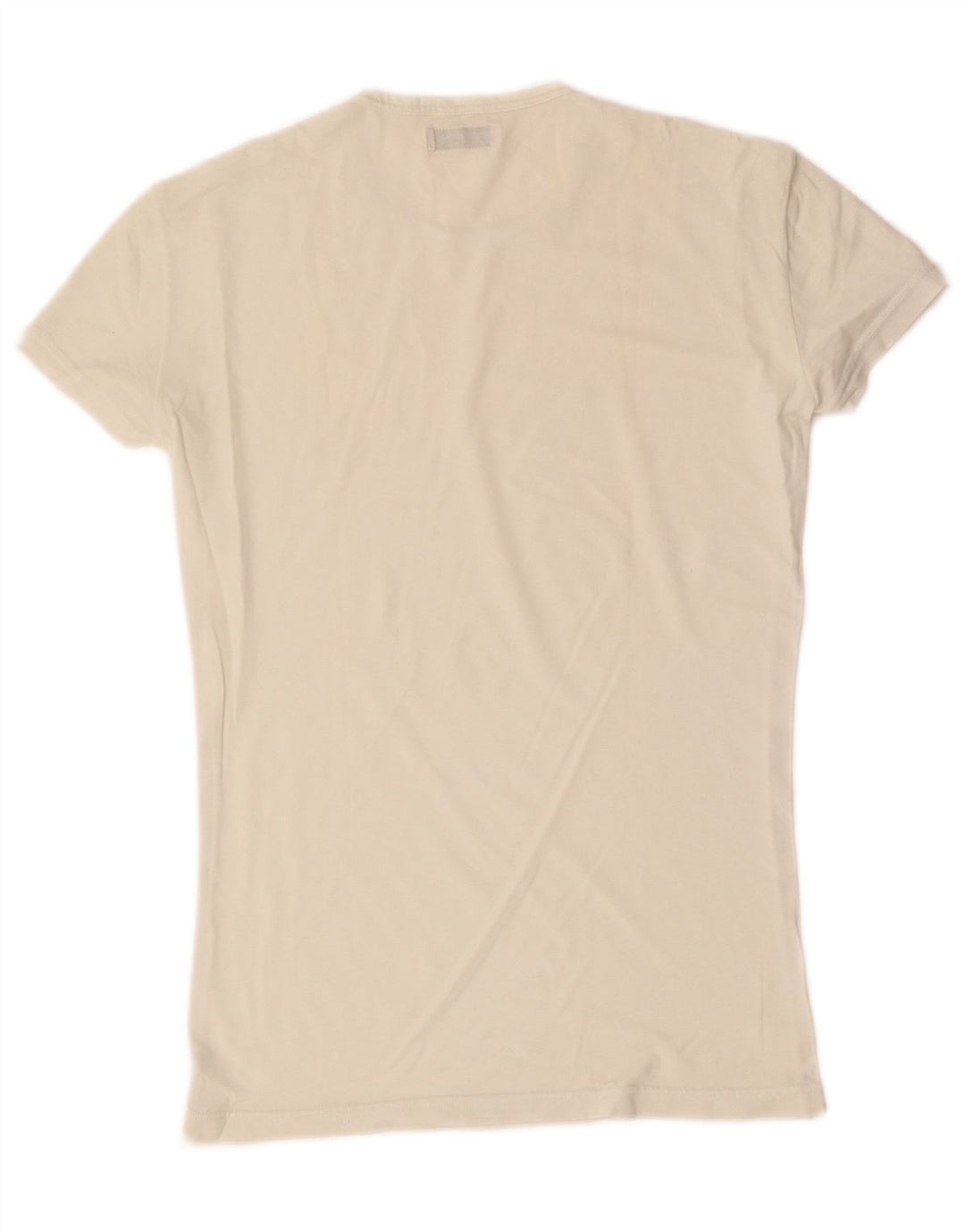 EMPORIO ARMANI T-Shirt Femme Top UK 10 Petit Blanc