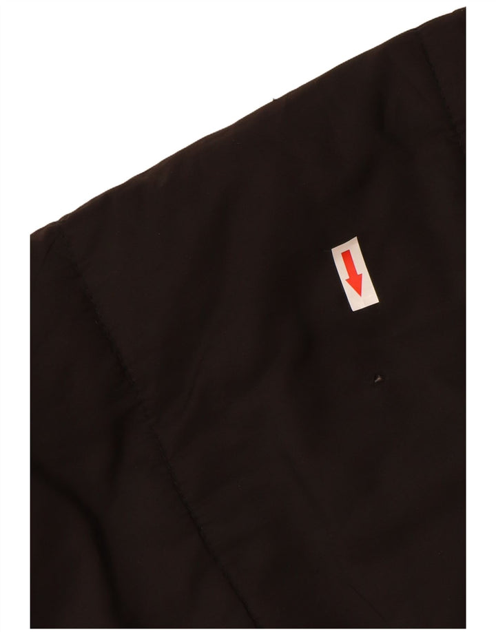 Zara Veste matelassée surdimensionnée pour femme UK 10 Small Noir Polyester