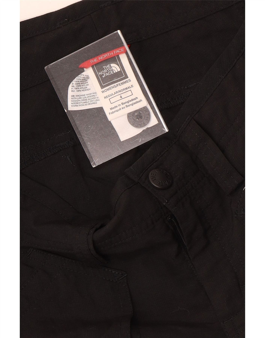 The North Face Short Femme US 4 Petit W30 Nylon Noir