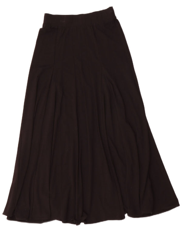MINT VELVET Jupe longue taille haute pour femme UK 8 Small W26 Viscose noire