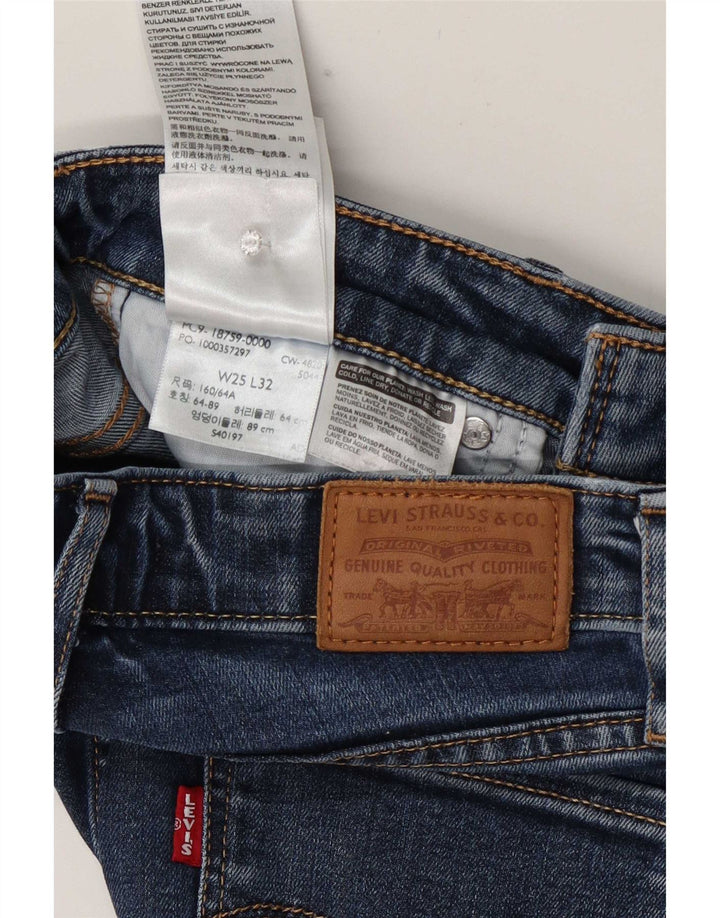 Levi's Jean Bootcut Taille Haute 725 Femme W25 L32 Bleu Lyocell