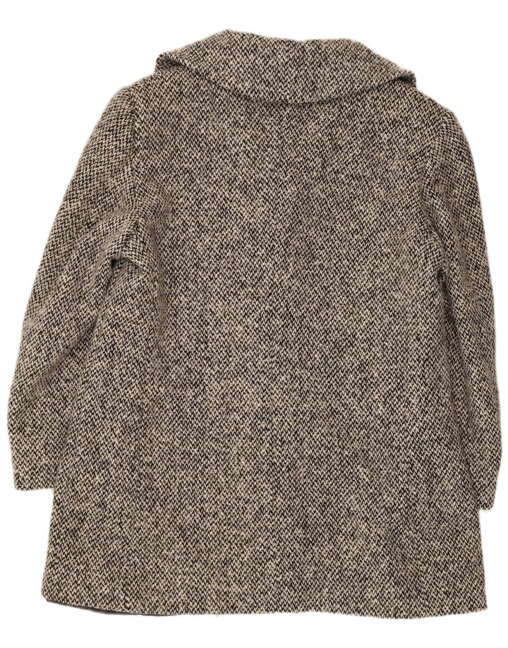 Moessmer Caban Femme UK 14 Laine Vierge Gris Moyen