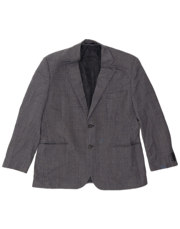 Marks & Spencer Veste blazer courte pour homme UK 42 Large Bleu marine à pois