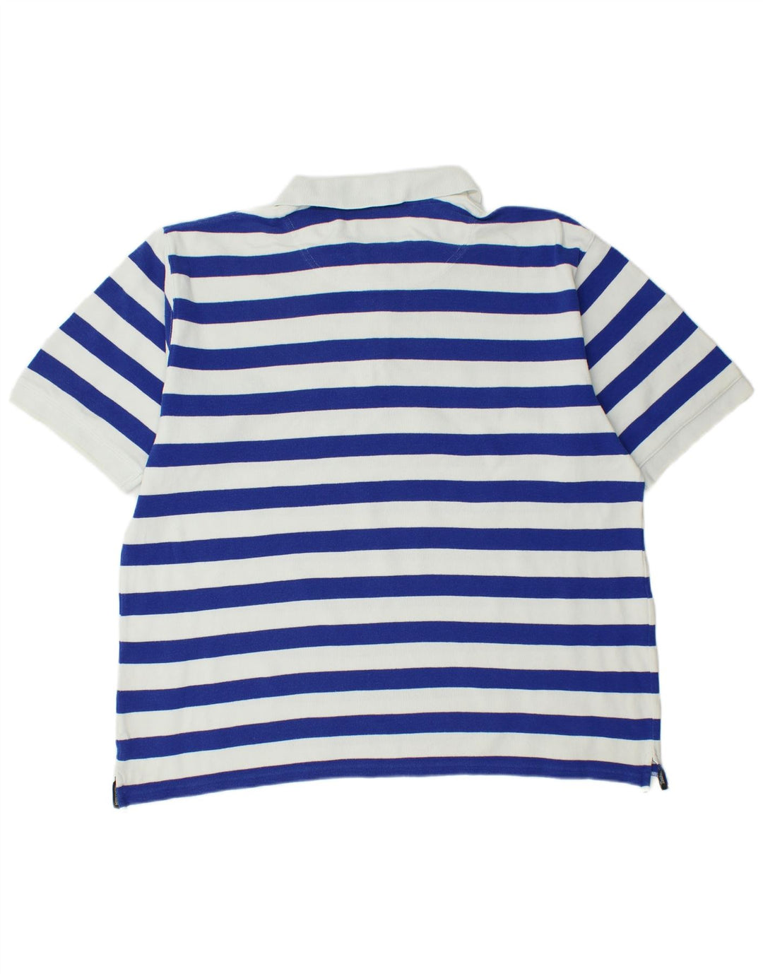 TIMBERLAND Polo Homme XL Bleu Rayé Coton