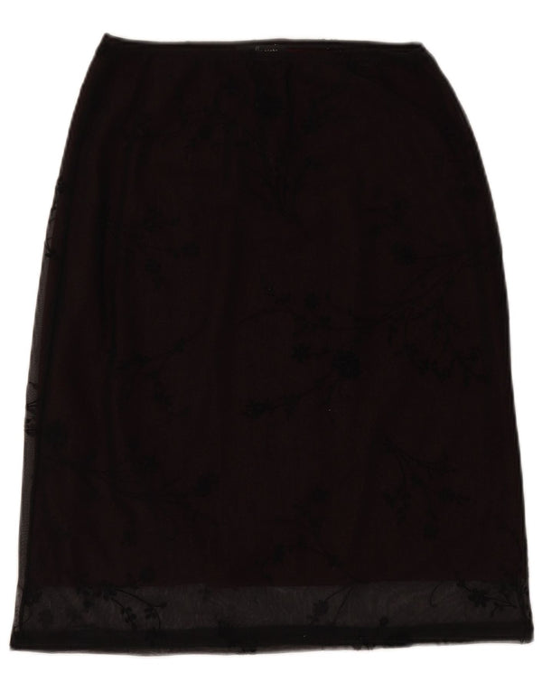 St. Bernard Jupe mi-longue pour femme UK 14/16 Large W34 Noir Floral Polyester