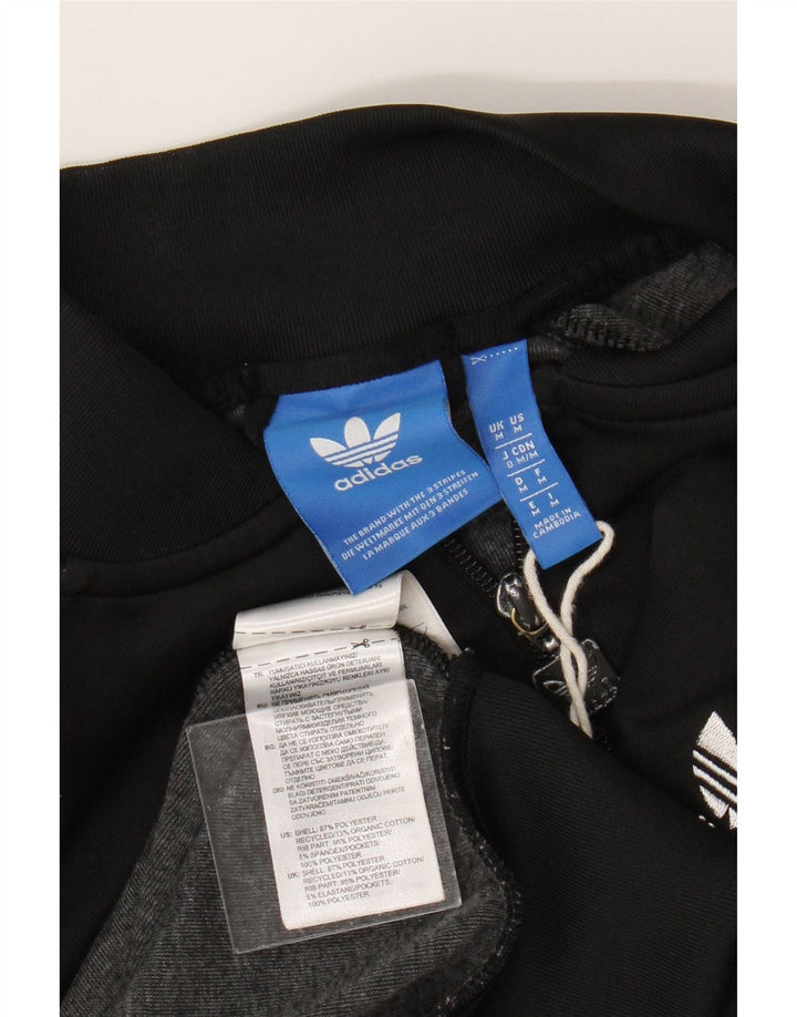 Adidas Veste de survêtement pour femme UK 14 Medium Noir Polyester