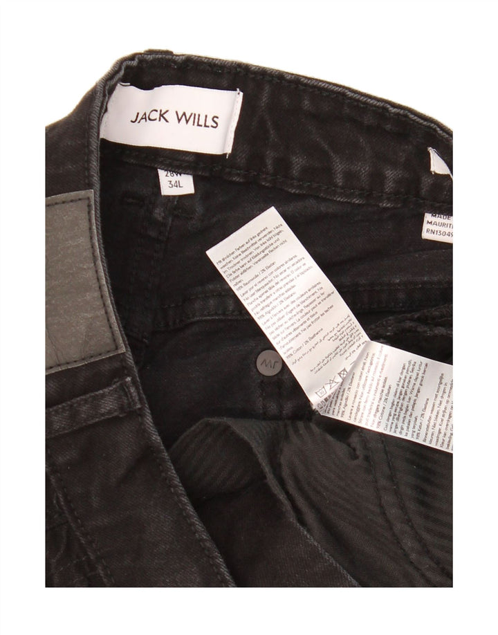 JACK WILLS Mens Slim Jeans W28 L31 Black Cotton Vintage Jack Wills and Second-Hand Jack Wills from Messina Hembry 